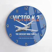 Thumbnail for Handley Page Victor K.2 design on blue no frame wall clock