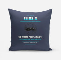 Thumbnail for Flyability Elios 3 design on navy blue pillow