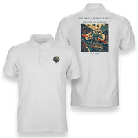 Thumbnail for VINTAGE G4323 - The Bicycle Shop Wings - Double-Side Polo T-Shirt design on white