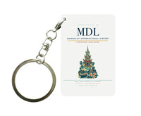 Thumbnail for Mandalay International Airport MDL Key Chain design on white key chain