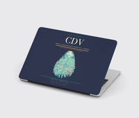 Thumbnail for Merle K. (Mudhole) Smith Airport (CDV) design on navy blue MacBook case