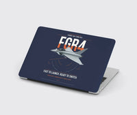 Thumbnail for Eurofighter Typhoon FGR4 design on navy blue MacBook case