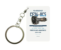 Thumbnail for CF34-8C5 Key Chain design on white key chain