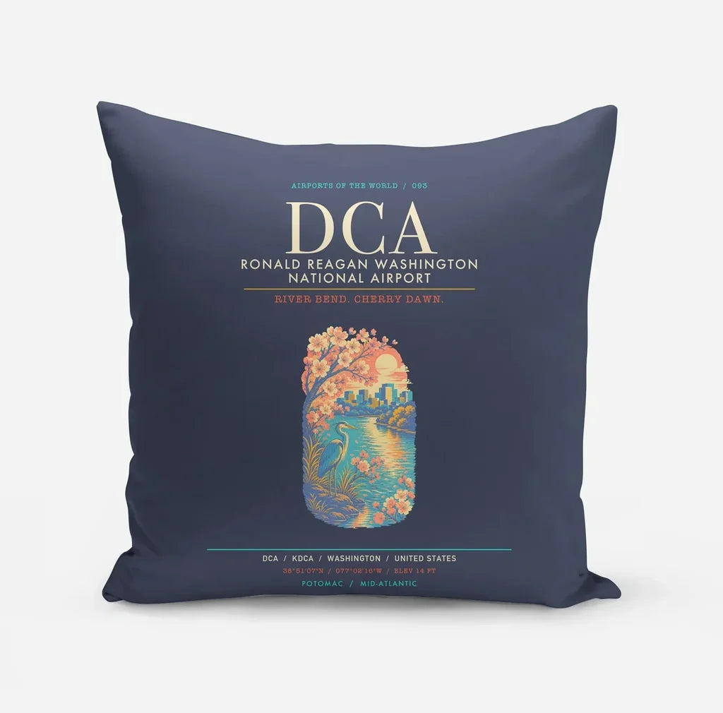 Ronald Reagan Washington National Airport DCA - Navy Blue