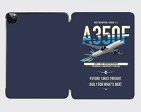 Thumbnail for Airbus A350F design on navy blue ipad tablet case