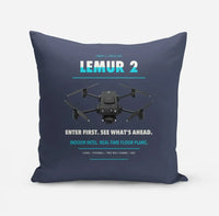 Thumbnail for BRINC LEMUR 2 design on navy blue pillow