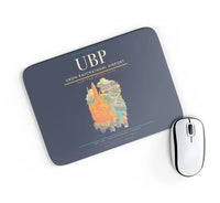 Thumbnail for Ubon Ratchathani Airport (UBP) design on navy blue rectangle mouse pad