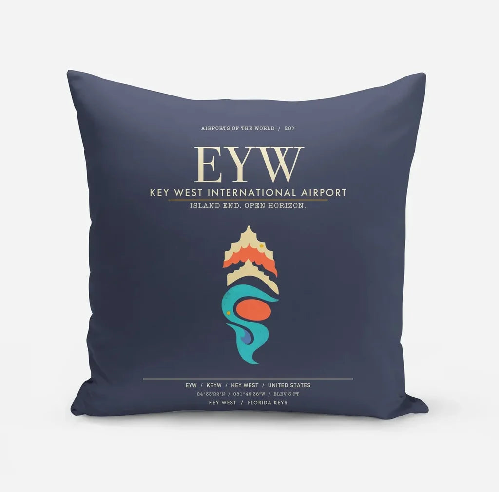 Key West International Airport EYW - Navy Blue