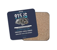 Thumbnail for 915 iS design on navy blue 1 piece coaster