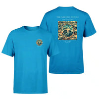 Thumbnail for VINTAGE G4131 - The Farewell Pistons - Double-Side T-Shirt design on turquoise double side t shirt