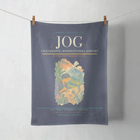 Thumbnail for Yogyakarta International Airport (JOG) design on navy blue towel