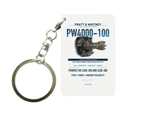 Thumbnail for PW4000-100 Key Chain design on white key chain
