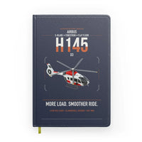 Thumbnail for Airbus H145 D3 design on navy blue notebook