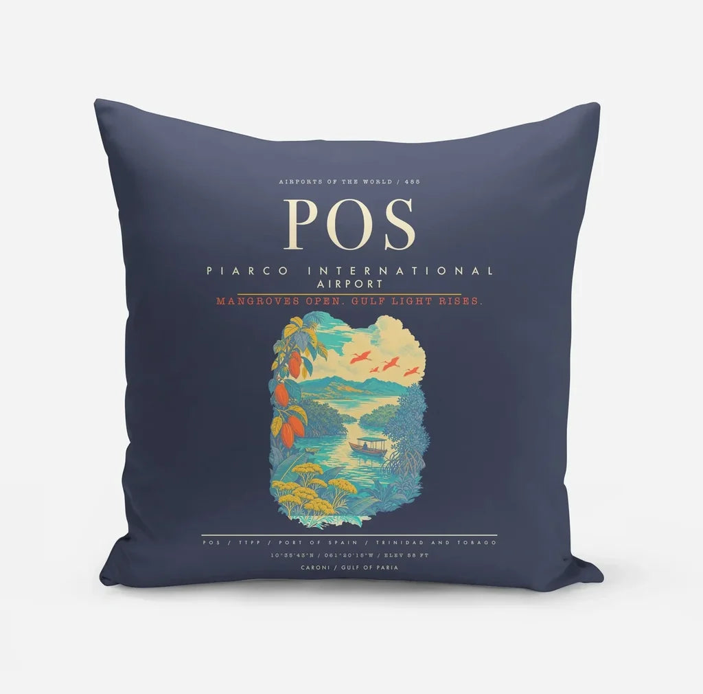Piarco International Airport POS - Navy Blue