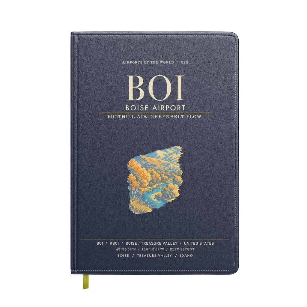 Boise Airport BOI - Navy Blue