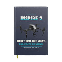 Thumbnail for DJI Inspire 2 design on navy blue notebook