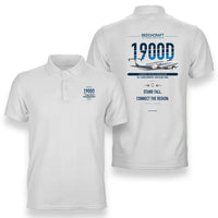 Thumbnail for Beechcraft 1900D design on white polo