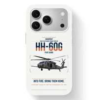 Thumbnail for Sikorsky HH-60G Pave Hawk design on white magsafe iphone case, for iPhone 17 Pro