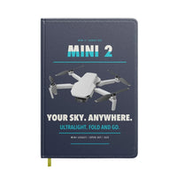 Thumbnail for DJI Mini 2 design on navy blue notebook