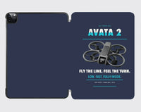 Thumbnail for DJI Avata 2 design on navy blue ipad tablet case