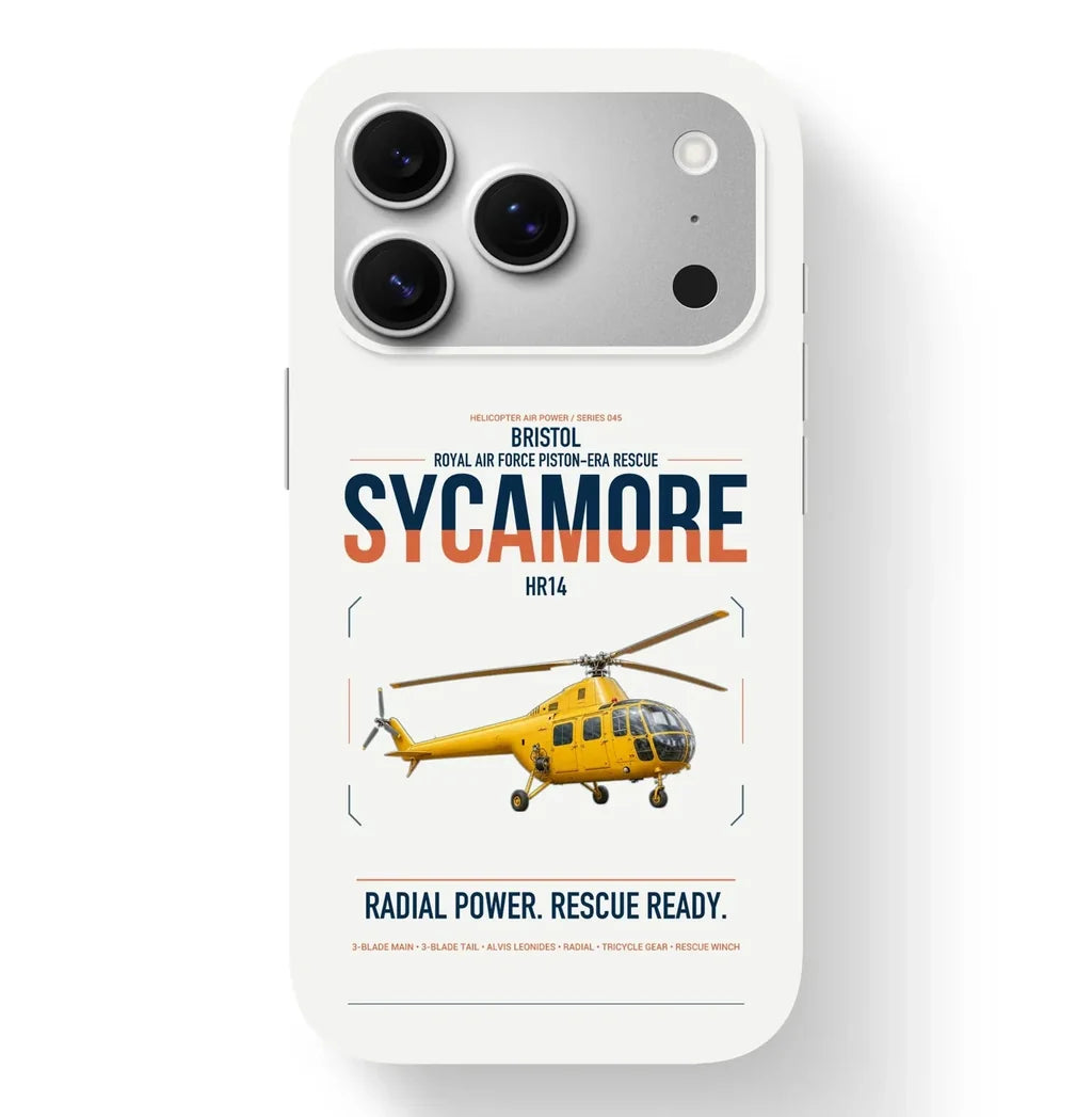 Bristol Sycamore HR14 design on white magsafe iphone case, for iPhone 17 Pro