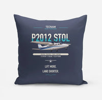 Thumbnail for Tecnam P2012 STOL design on navy blue pillow