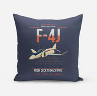 Thumbnail for F-4J Phantom II design on navy blue pillow