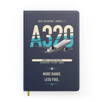 Thumbnail for Airbus A320neo design on navy blue notebook