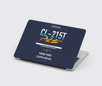 Thumbnail for Canadair CL-215T design on navy blue MacBook case