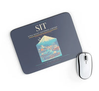 Thumbnail for Sitka Rocky Gutierrez Airport (SIT) design on navy blue rectangle mouse pad