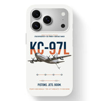 Thumbnail for KC-97L STRATOFREIGHTER design on white magsafe iphone case, for iPhone 17 Pro
