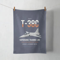 Thumbnail for T-38C Talon design on navy blue towel