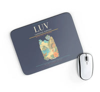 Thumbnail for Langgur Airport (LUV) design on navy blue rectangle mouse pad