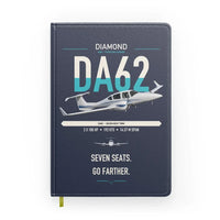 Thumbnail for Diamond DA62 design on navy blue notebook