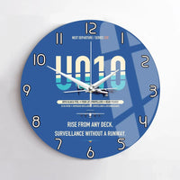 Thumbnail for Airbus U010 Aliaca VTOL design on blue no frame wall clock