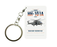 Thumbnail for Leonardo HH-101A Caesar design on white designed key chain, double-side print