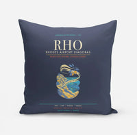 Thumbnail for Rhodes Airport Diagoras RHO - Meltemi Citrus Stone Loom - Navy Blue