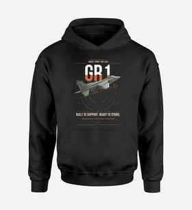 Single-Side Printing — SEPECAT Jaguar GR1 Double-Side Hoodie