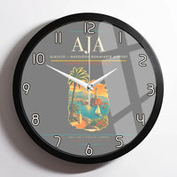 Thumbnail for Ajaccio  Napoleon Bonaparte Airport AJA Wall-Clock Framed - Gray