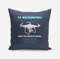 Thumbnail for DJI P4 Multispectral design on navy blue pillow