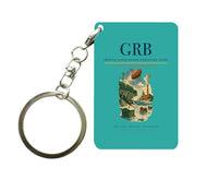 Thumbnail for Green Bay–Austin Straubel International Airport (GRB) design on turquoise key chain