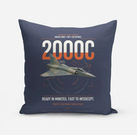 Thumbnail for Dassault Mirage 2000C RDI design on navy blue pillow