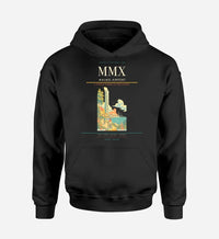 Thumbnail for Malmo Airport (MMX) design on black hoodie single-side print