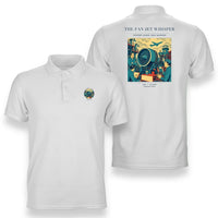 Thumbnail for VINTAGE G4464 - The Fan Jet Whisper - Double-Side Polo T-Shirt design on white
