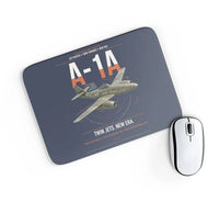 Thumbnail for Messerschmitt Me 262A-1a design on navy blue rectangle mouse pad