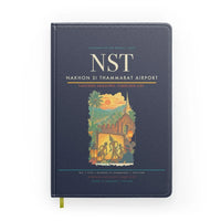 Thumbnail for Nakhon Si Thammarat Airport (NST) design on navy blue notebook