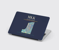 Thumbnail for Molokai Airport (MKK) design on navy blue MacBook case