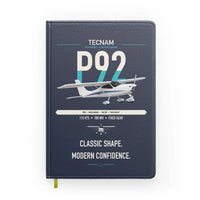 Thumbnail for Tecnam P92 Echo MkII design on navy blue notebook