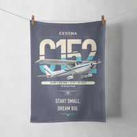 Thumbnail for Cessna 152 design on navy blue towel