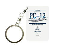 Thumbnail for PC-12 PRO Key Chain design on white key chain
